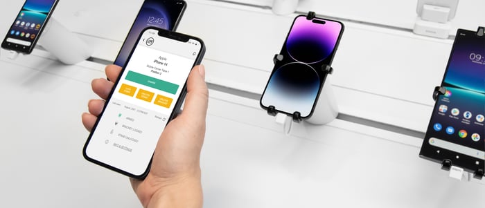 OnePOD QR Bracket App Unlock Angle-1